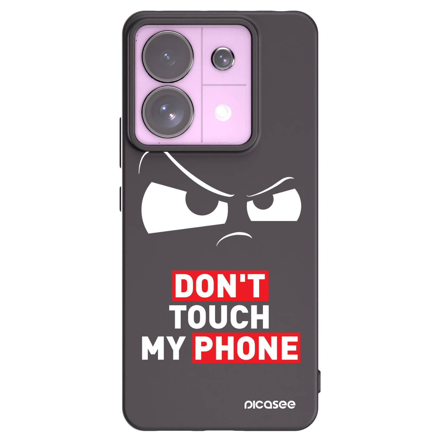 Picasee silikónový čierny obal pre Xiaomi Redmi Note 13 Pro 5G - Cloudy Eye - Transparent