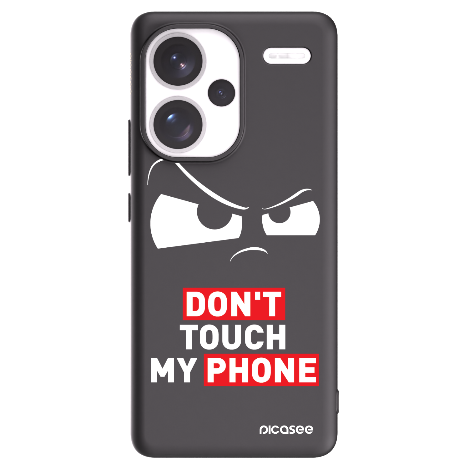 Picasee silikónový čierny obal pre Xiaomi Redmi Note 13 Pro+ 5G - Cloudy Eye - Transparent
