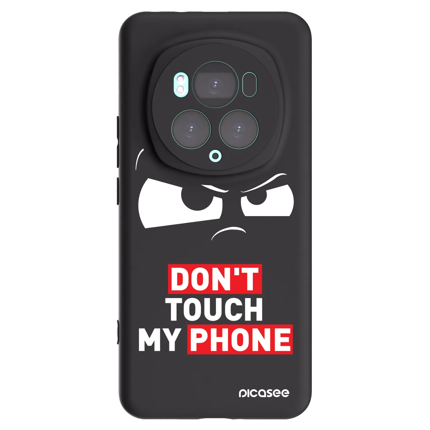 Picasee silikónový čierny obal pre Honor Magic6 Pro - Cloudy Eye - Transparent