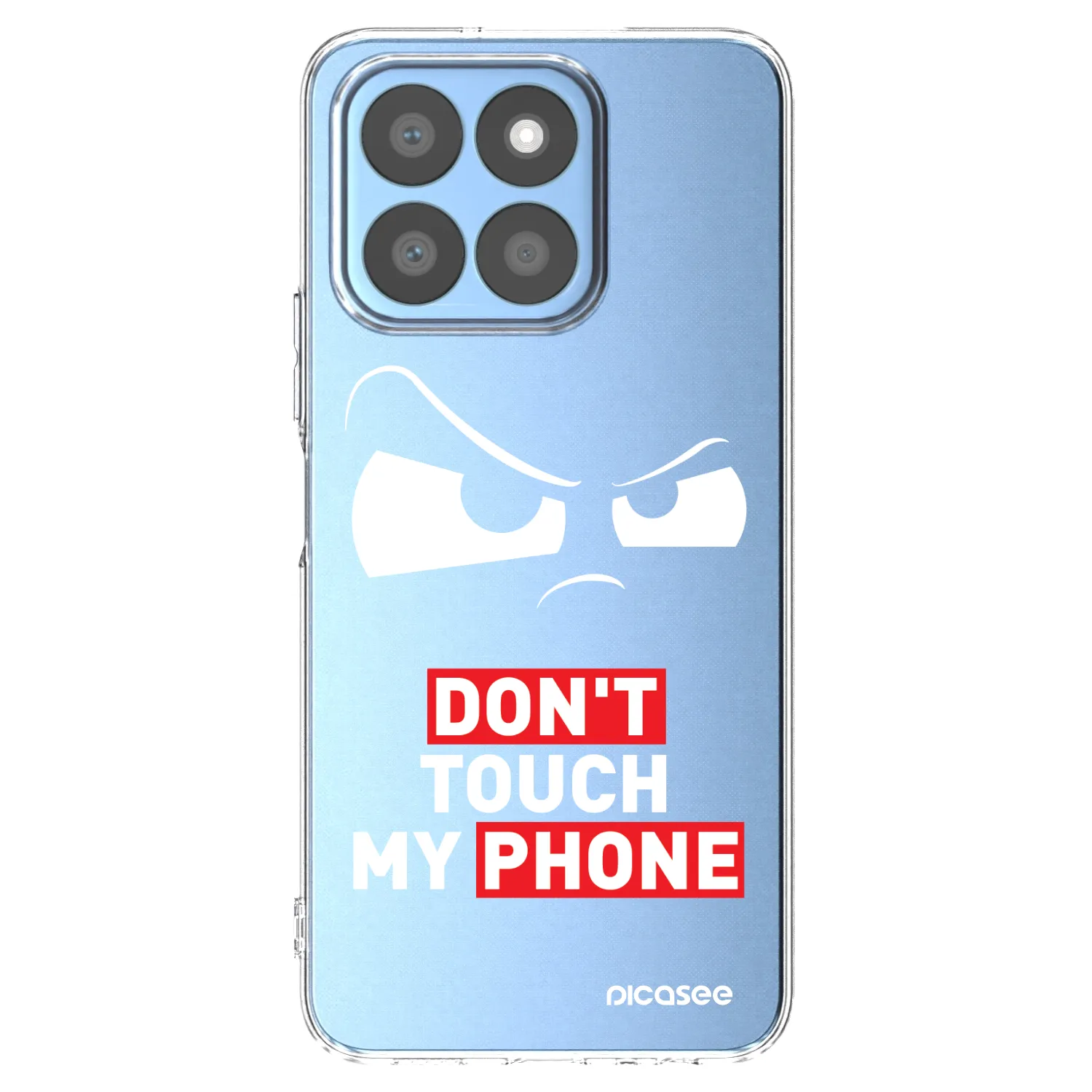 Picasee silikónový prehľadný obal pre Honor X8b - Cloudy Eye - Transparent