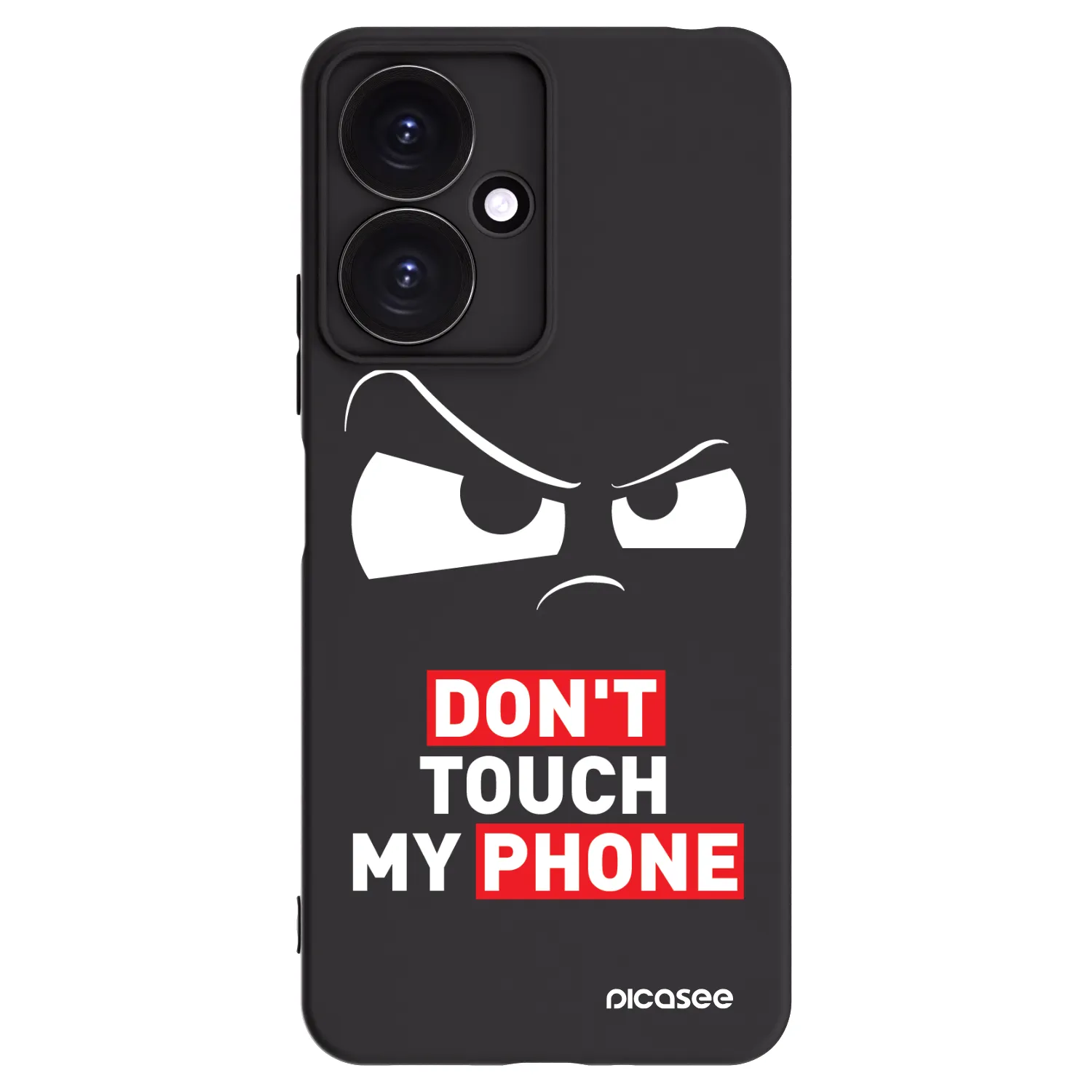 Picasee silikónový čierny obal pre Xiaomi Redmi 13C 5G - Cloudy Eye - Transparent