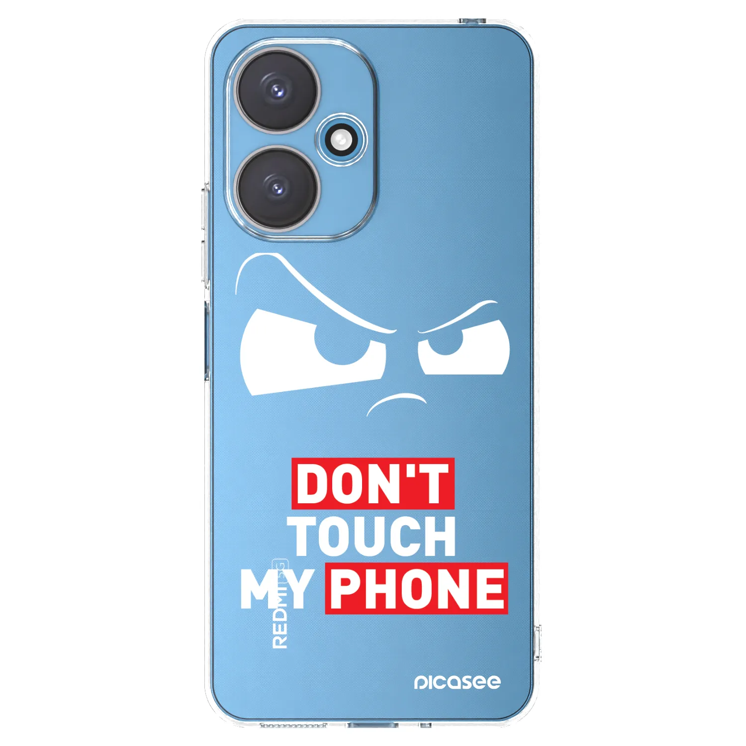 Picasee silikónový prehľadný obal pre Xiaomi Redmi 13C 5G - Cloudy Eye - Transparent