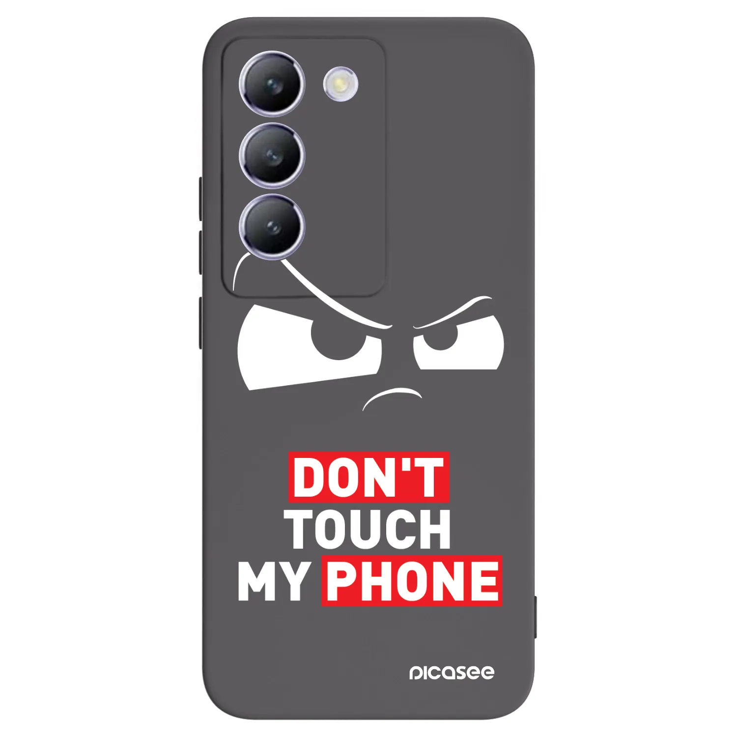 Picasee silikónový čierny obal pre Vivo V40 SE 5G - Cloudy Eye - Transparent