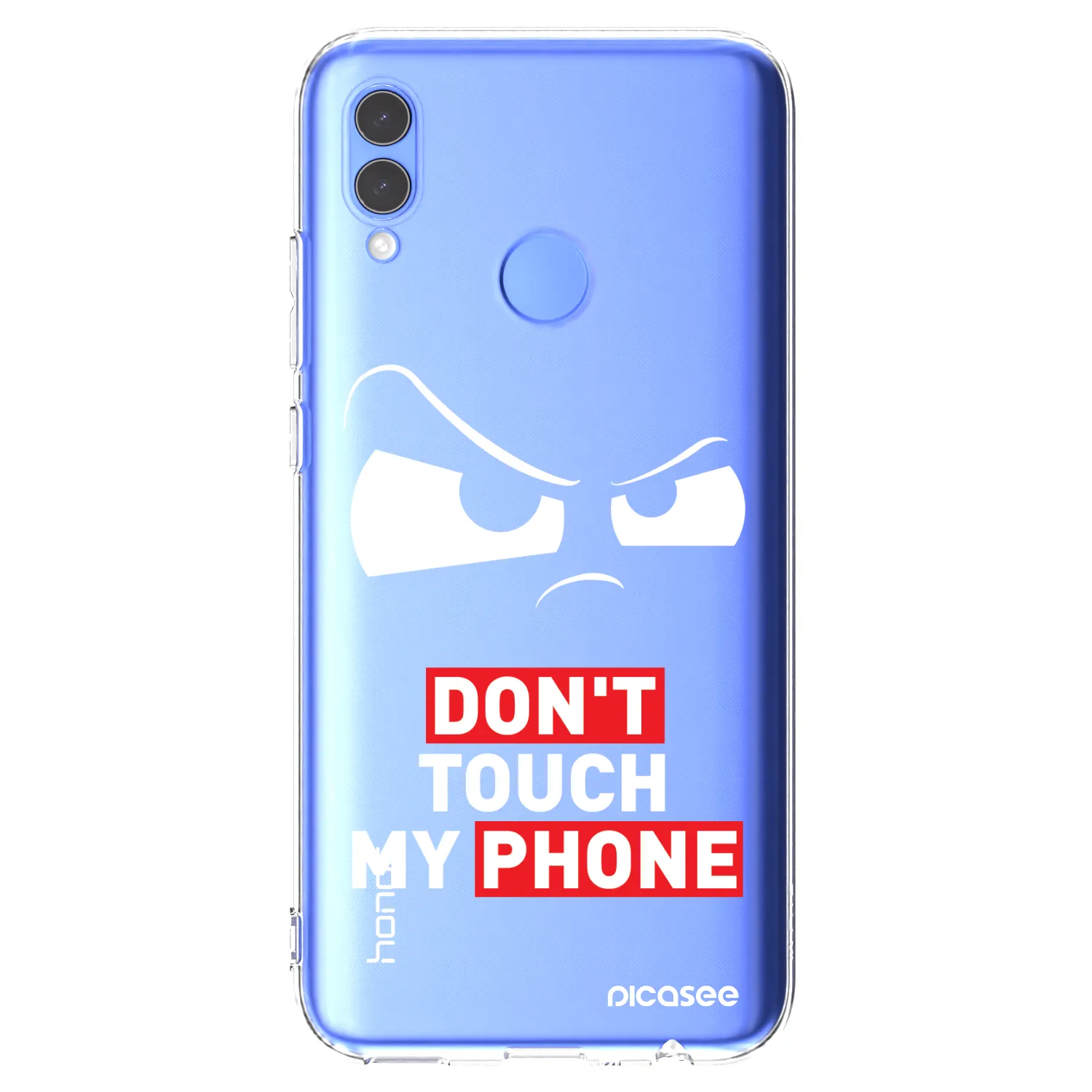Picasee silikónový prehľadný obal pre Huawei P Smart 2019 - Cloudy Eye - Transparent