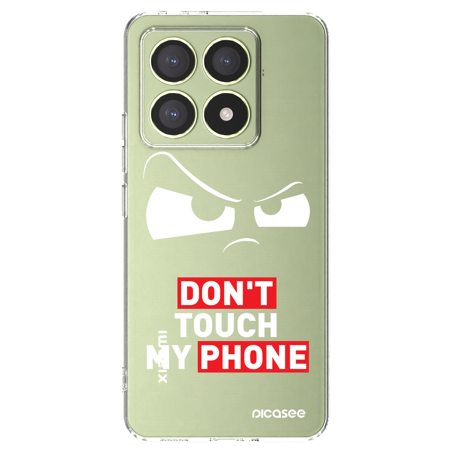 Picasee silikónový prehľadný obal pre Xiaomi 14T - Cloudy Eye - Transparent