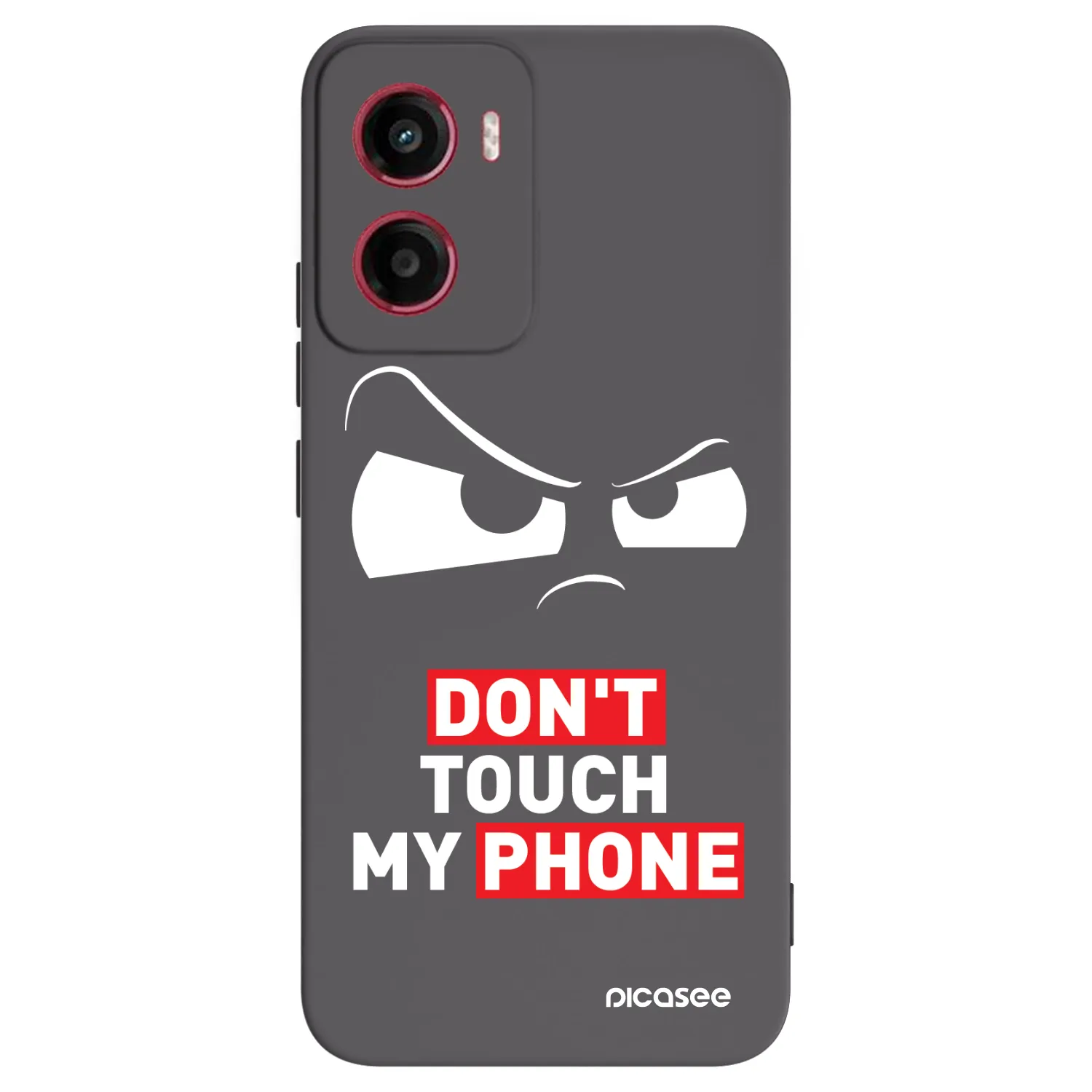 Picasee silikónový čierny obal pre Motorola Moto G05 - Cloudy Eye - Transparent