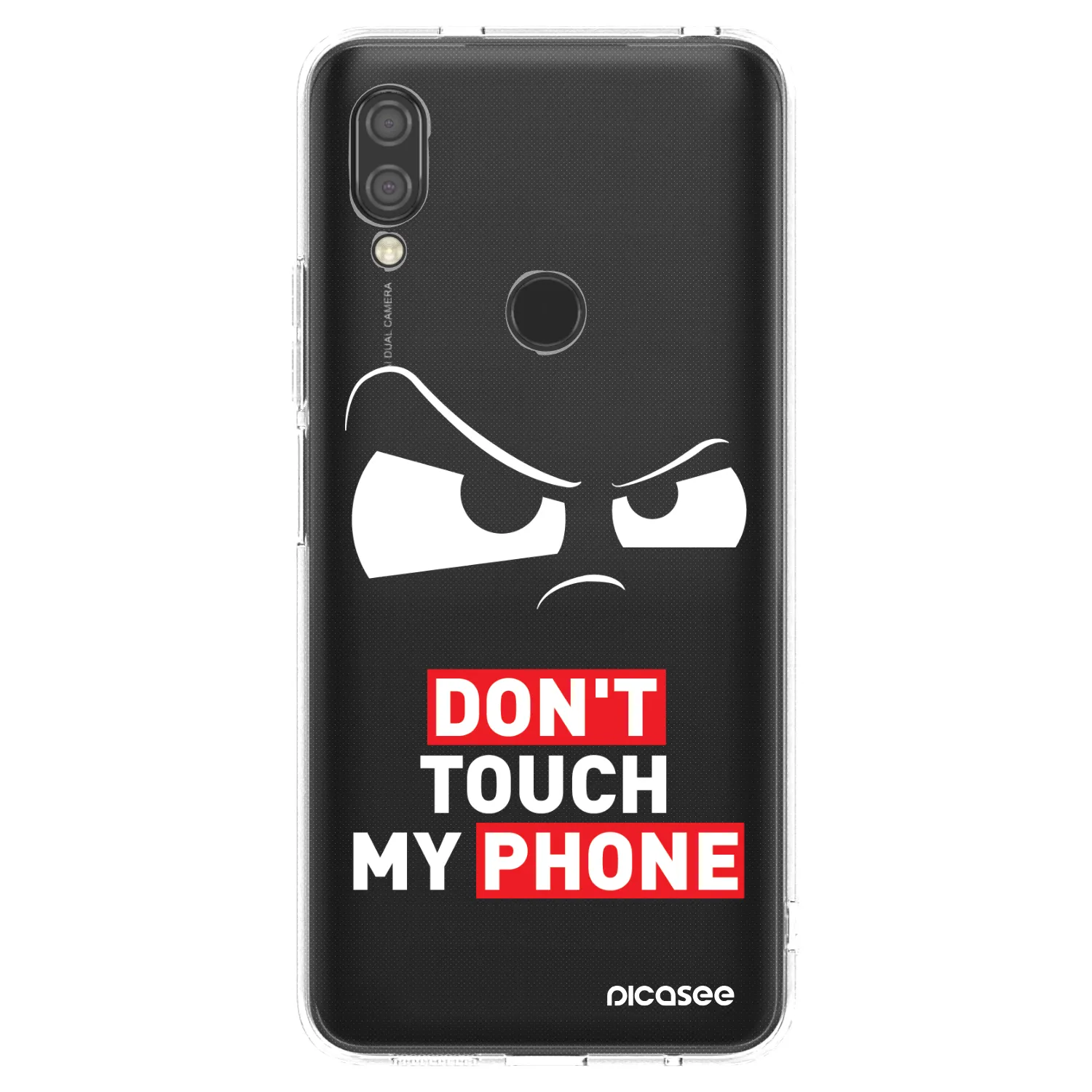 Picasee silikónový prehľadný obal pre Xiaomi Redmi 7 - Cloudy Eye - Transparent