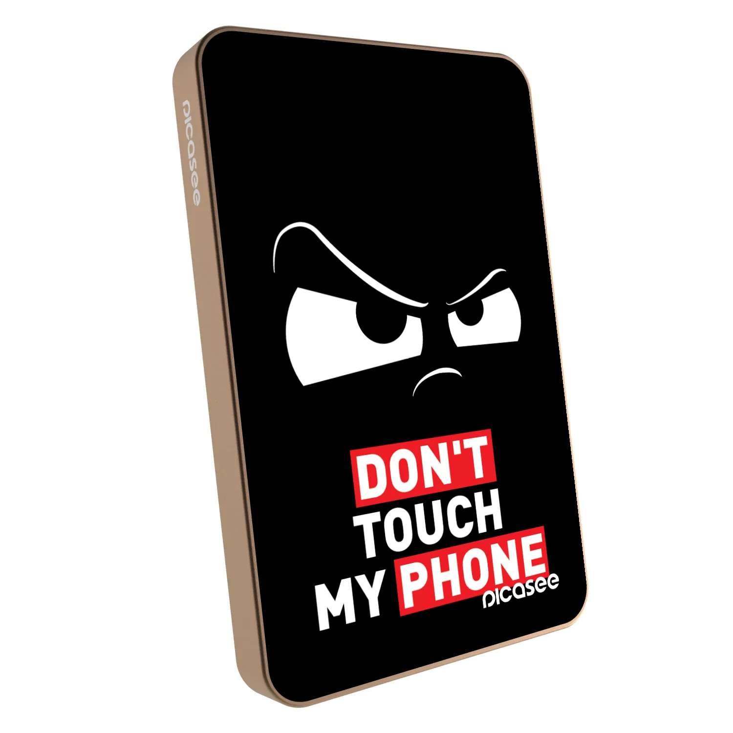 Picasee Powerbanka s MagSafe 5 000 mAh Zlatá - Cloudy Eye - Transparent