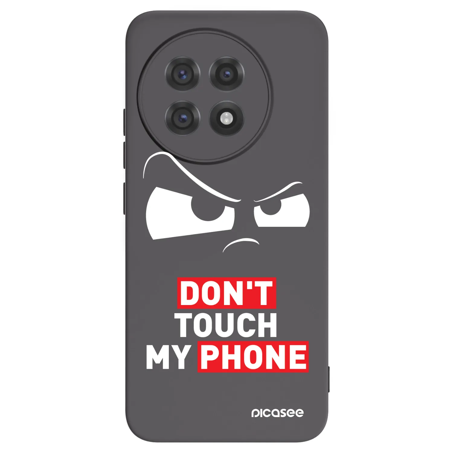 Picasee silikónový čierny obal pre OnePlus 13R 5G - Cloudy Eye - Transparent