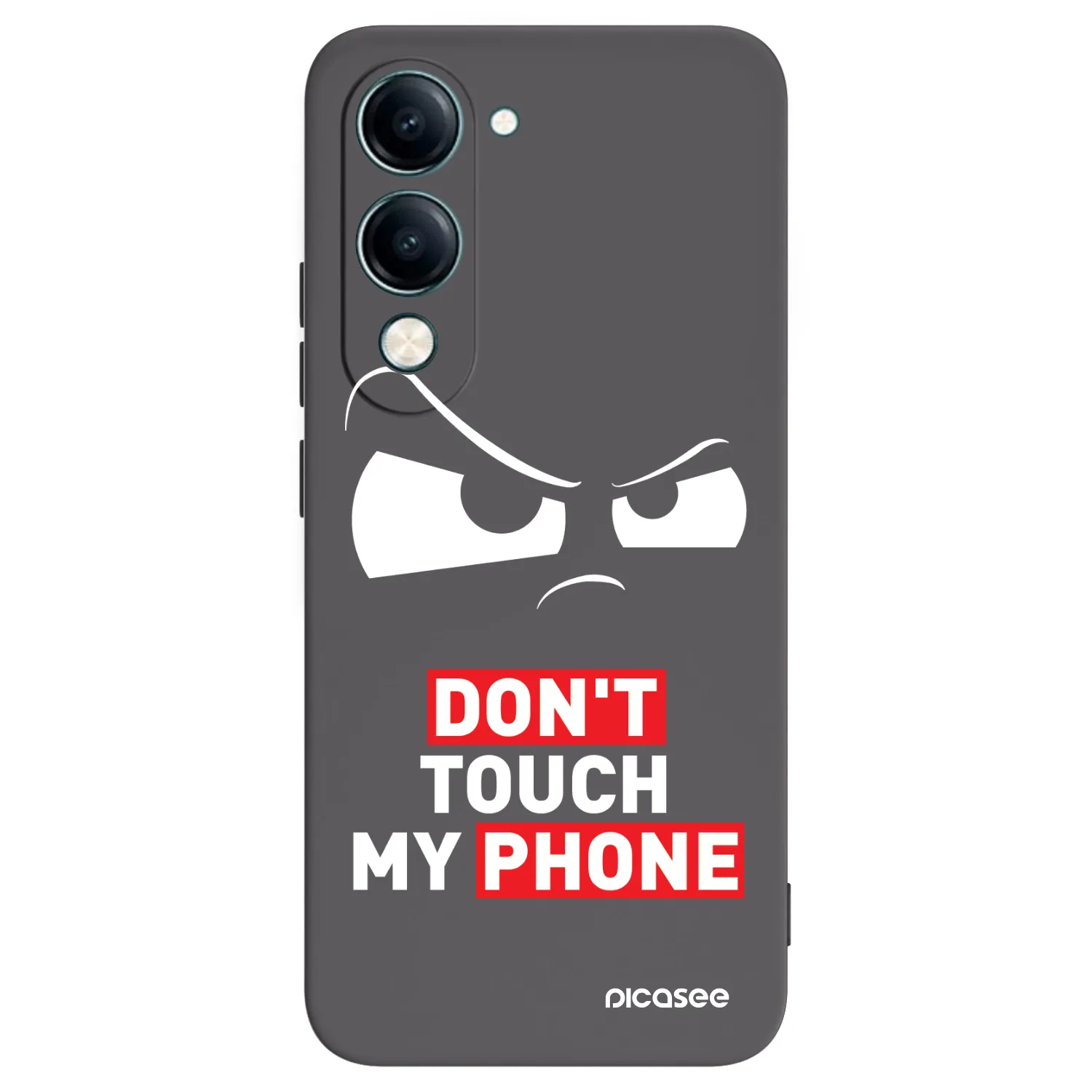 Picasee silikónový čierny obal pre Vivo Y29s 5G - Cloudy Eye - Transparent