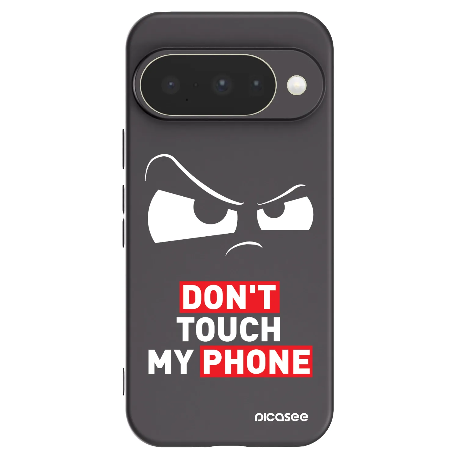 Picasee silikónový čierny obal pre Google Pixel 10 - Cloudy Eye - Transparent