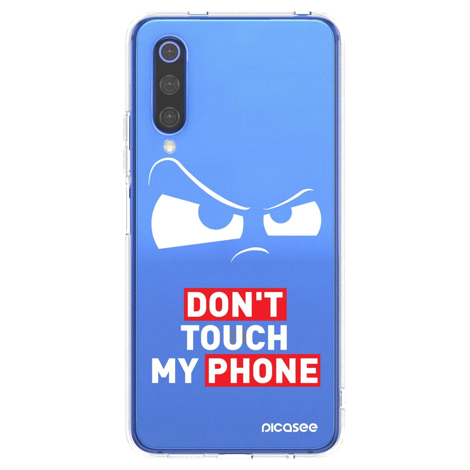 Picasee silikónový prehľadný obal pre Xiaomi Mi 9 SE - Cloudy Eye - Transparent