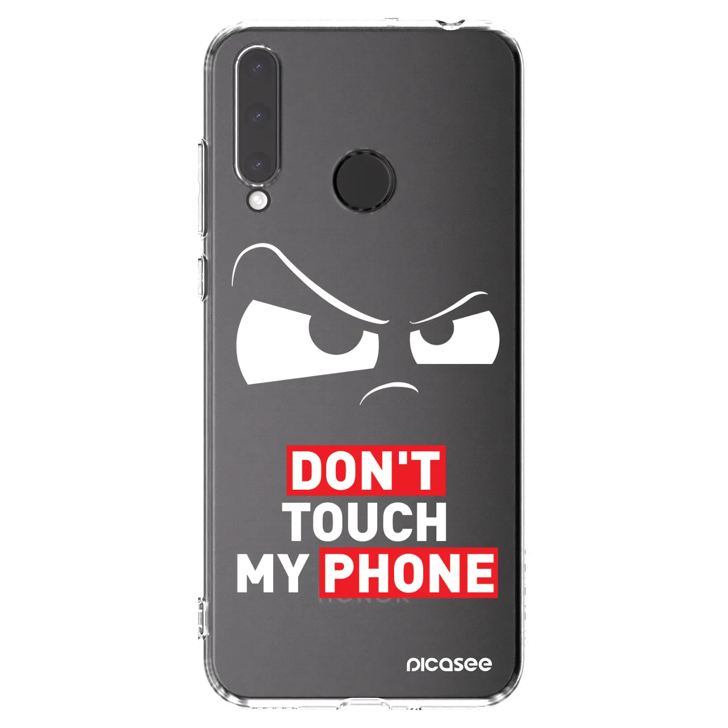 Picasee silikónový prehľadný obal pre Honor 20 Lite - Cloudy Eye - Transparent