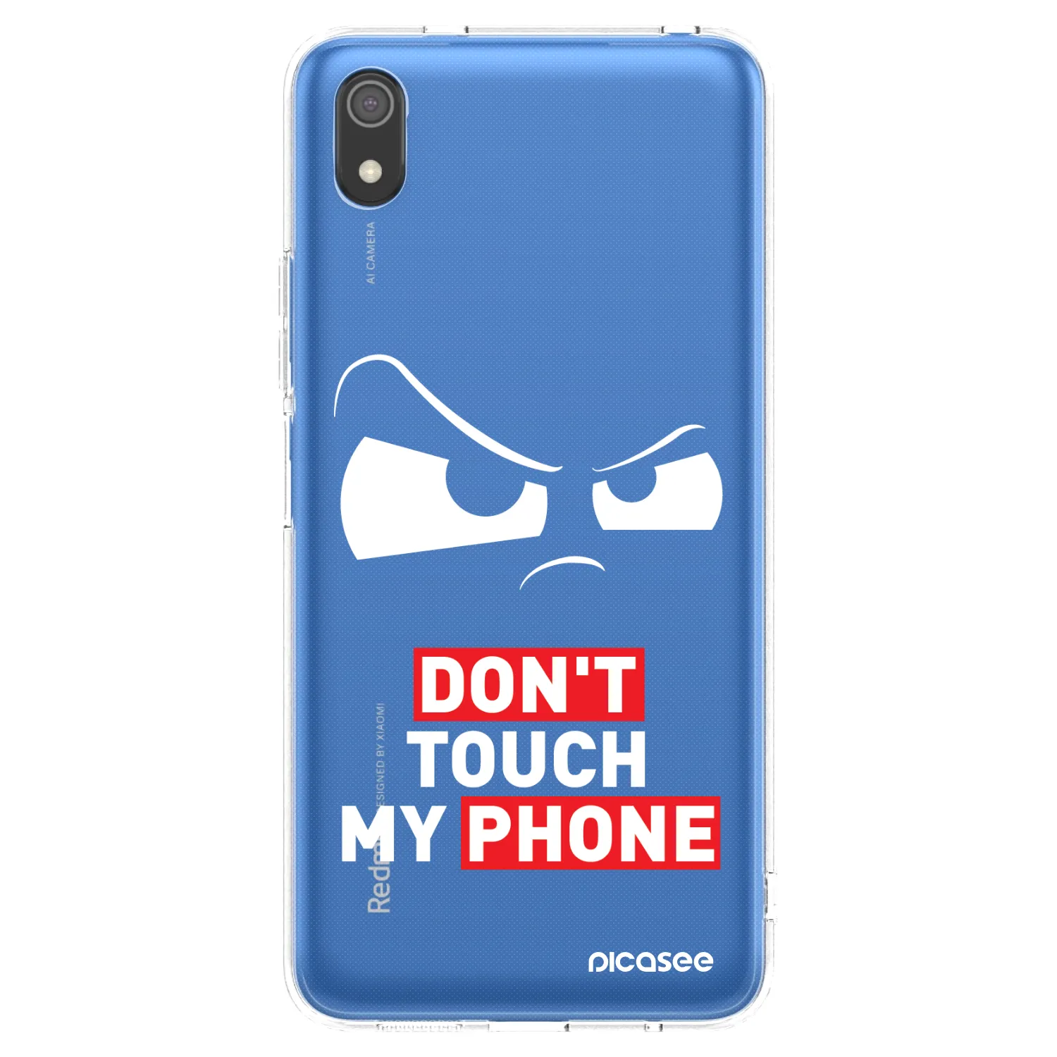 Picasee silikónový prehľadný obal pre Xiaomi Redmi 7A - Cloudy Eye - Transparent