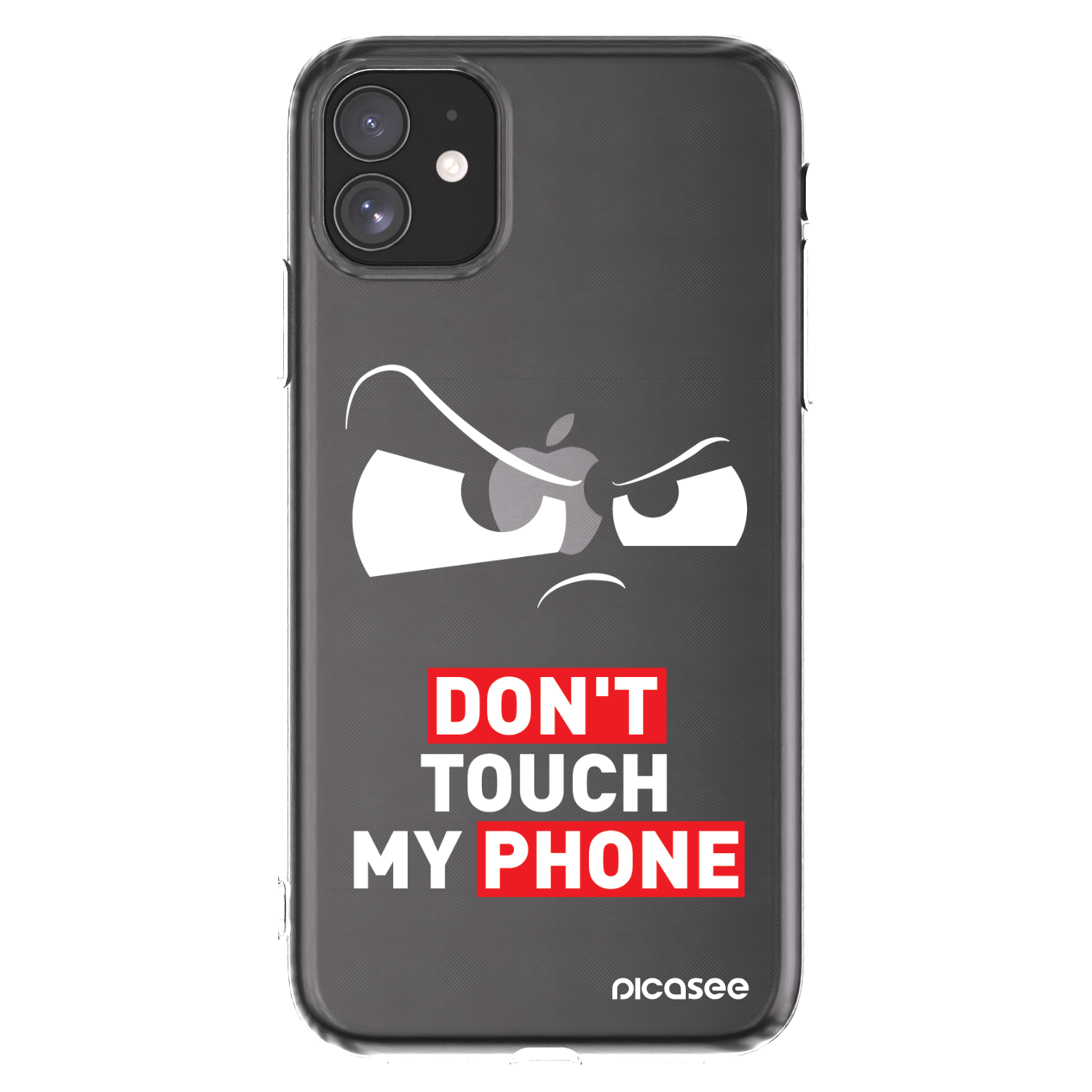 Picasee silikónový prehľadný obal pre Apple iPhone 11 - Cloudy Eye - Transparent