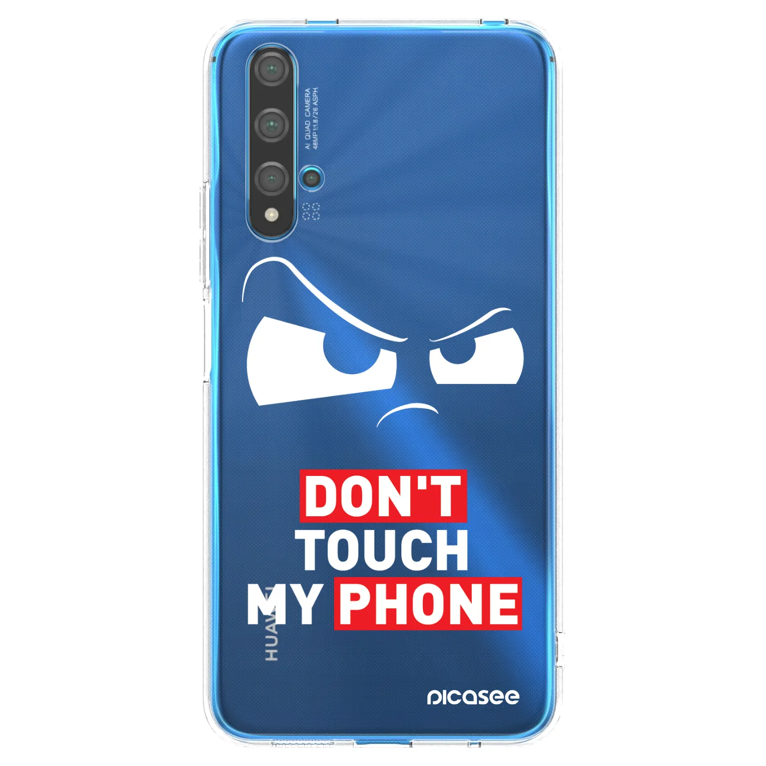 Picasee silikónový prehľadný obal pre Huawei Nova 5T - Cloudy Eye - Transparent