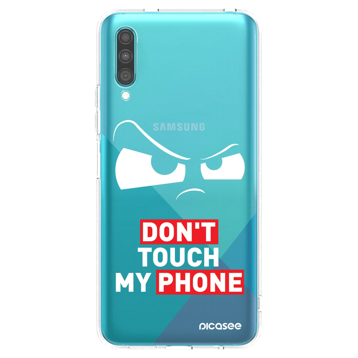 Picasee silikónový prehľadný obal pre Samsung Galaxy A30s A307F - Cloudy Eye - Transparent