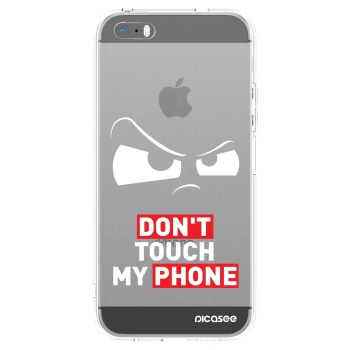 Picasee silikónový prehľadný obal pre Apple iPhone 5/5S/SE - Cloudy Eye - Transparent