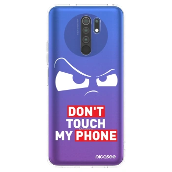 Picasee silikónový prehľadný obal pre Xiaomi Redmi 9 - Cloudy Eye - Transparent