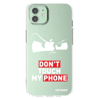 Picasee silikónový prehľadný obal pre Apple iPhone 12 Pro - Cloudy Eye - Transparent