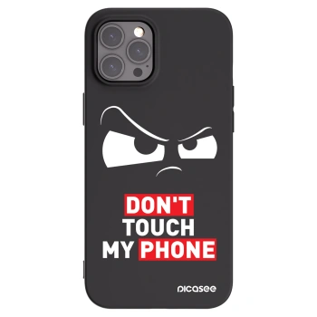 Picasee silikónový čierny obal pre Apple iPhone 12 Pro Max - Cloudy Eye - Transparent