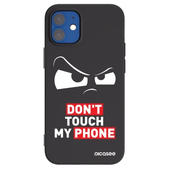 Picasee silikónový čierny obal pre Apple iPhone 12 mini - Cloudy Eye - Transparent