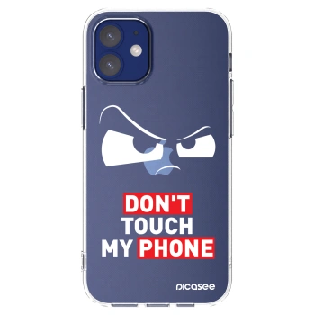 Picasee silikónový prehľadný obal pre Apple iPhone 12 mini - Cloudy Eye - Transparent