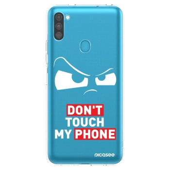 Picasee silikónový prehľadný obal pre Samsung Galaxy M11 - Cloudy Eye - Transparent