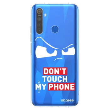 Picasee silikónový prehľadný obal pre Realme 5 - Cloudy Eye - Transparent