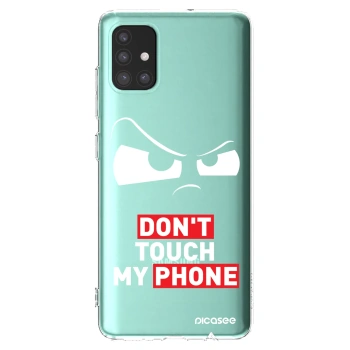 Picasee silikónový prehľadný obal pre Samsung Galaxy M31s - Cloudy Eye - Transparent