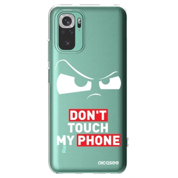 Picasee silikónový prehľadný obal pre Xiaomi Redmi Note 10 Pro - Cloudy Eye - Transparent