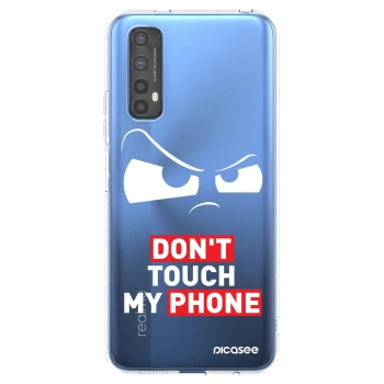 Picasee silikónový prehľadný obal pre Realme 7 - Cloudy Eye - Transparent
