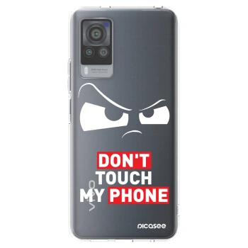 Picasee silikónový prehľadný obal pre Vivo X60 Pro 5G - Cloudy Eye - Transparent