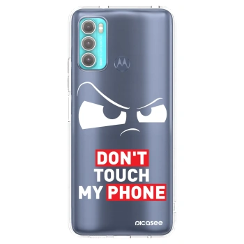 Picasee silikónový prehľadný obal pre Motorola Moto G60 - Cloudy Eye - Transparent