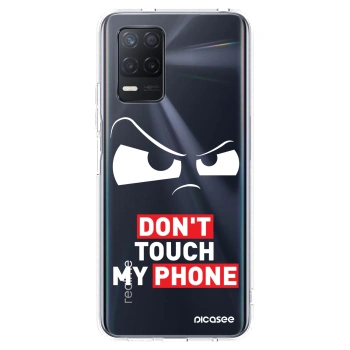 Picasee silikónový prehľadný obal pre Realme 8 5G - Cloudy Eye - Transparent