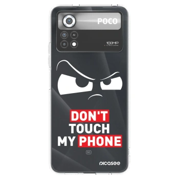 Picasee silikónový prehľadný obal pre Xiaomi Poco X4 Pro 5G - Cloudy Eye - Transparent