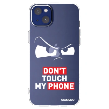 Picasee silikónový prehľadný obal pre Apple iPhone 14 Plus - Cloudy Eye - Transparent