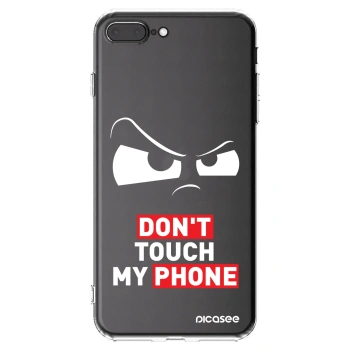 Picasee silikónový prehľadný obal pre Apple iPhone 8 Plus - Cloudy Eye - Transparent