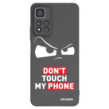 Picasee silikónový čierny obal pre Xiaomi Redmi Note 11 Pro+ 5G - Cloudy Eye - Transparent