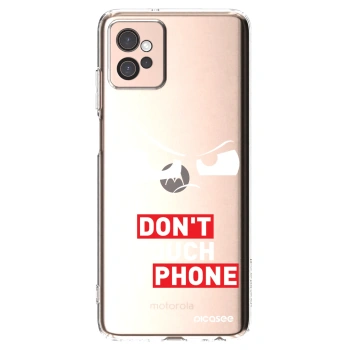 Picasee silikónový prehľadný obal pre Motorola Moto G32 - Cloudy Eye - Transparent