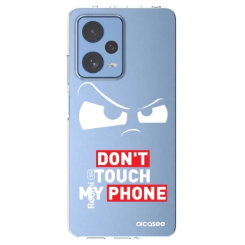 Picasee silikónový prehľadný obal pre Xiaomi Redmi Note 12 Pro 5G - Cloudy Eye - Transparent