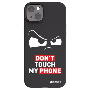 Picasee silikónový čierny obal pre Apple iPhone 15 Plus - Cloudy Eye - Transparent