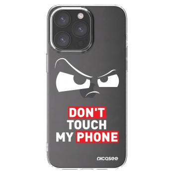 Picasee silikónový prehľadný obal pre Apple iPhone 15 Pro Max - Cloudy Eye - Transparent