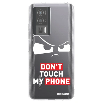 Picasee silikónový prehľadný obal pre Xiaomi Poco F5 Pro 5G - Cloudy Eye - Transparent