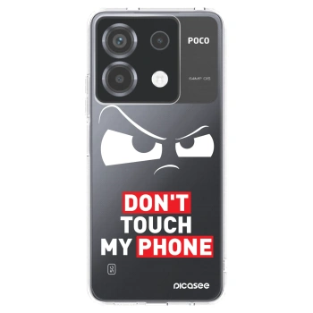 Picasee silikónový prehľadný obal pre Xiaomi Poco X6 - Cloudy Eye - Transparent