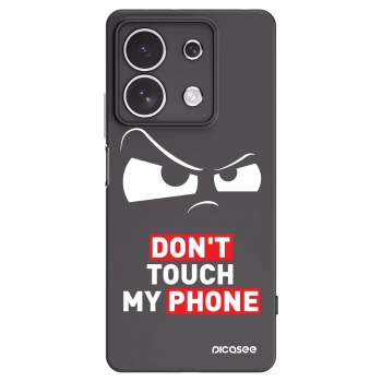Picasee silikónový čierny obal pre Xiaomi Redmi Note 13 4G - Cloudy Eye - Transparent