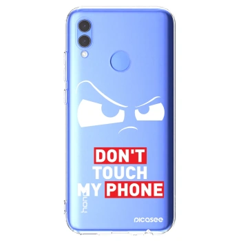 Picasee silikónový prehľadný obal pre Huawei P Smart 2019 - Cloudy Eye - Transparent