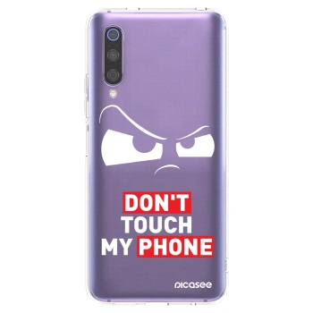 Picasee silikónový prehľadný obal pre Xiaomi Mi 9 - Cloudy Eye - Transparent