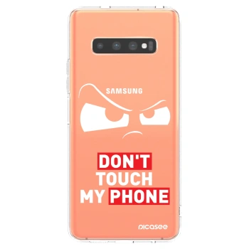 Picasee silikónový prehľadný obal pre Samsung Galaxy S10 Plus G975 - Cloudy Eye - Transparent