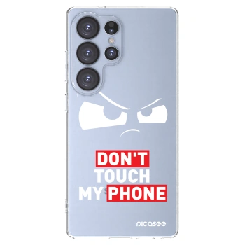 Picasee silikónový prehľadný obal pre Samsung Galaxy S25 Ultra 5G - Cloudy Eye - Transparent